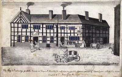 De Hond en Patrijs, Manchester, 1819 door Thomas Barritt